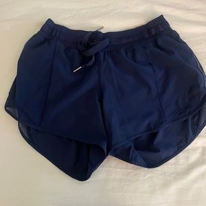 Hotty Hot Original Low Rise 4” Inseam - Size 4 - Hero Blue - EUC